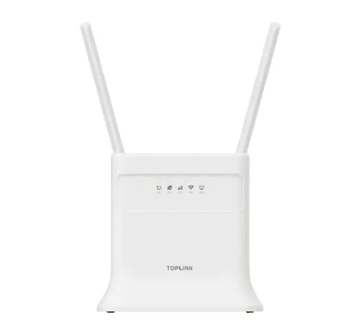 TOPLINK MR313 – ROUTEUR MOBILE WI-FI 4G/5G LTE – WI-FI / 300MBPS – 4G /150MBPS – 32 UTILISATEURS – DOUBLE ANTENNE – SIM – WHITE