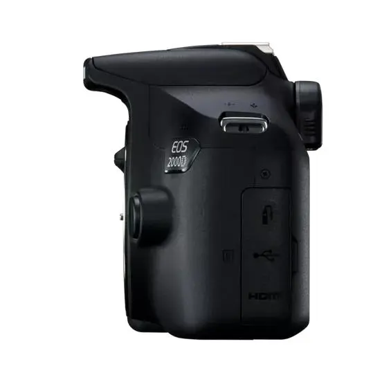 CANON EOS 2000D – REFLEX 24.1 MP – ECRAN LCD 3″ – FULL HD – WI-FI – NFC + OBJECTIF EF-S 18-55 MM