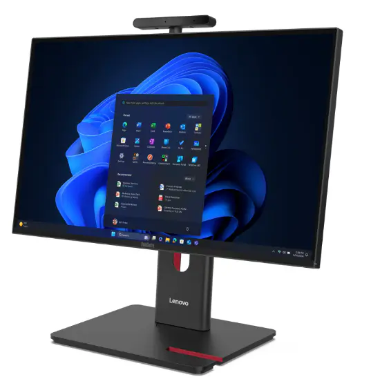 LENOVO THINKCENTRE M90A GEN 6 – ALL IN ONE 24″ – CORE ULTRA 7 265 – 16GO DDR5 – 512GO SSD GEN 4 – 23.8″ FHD 120HZ – INTEL GRAPHICS + CALVER & SOURIS ORIGINALS – BLACK