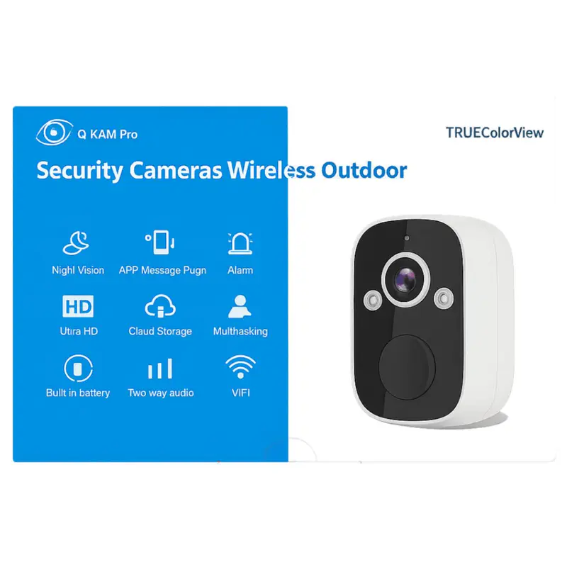 O-KAM PRO T4 4G LTE – CAMÉRA DE SURVEILLANCE 360 DEGREE – ULTRA HD – BATTERIE INTÉGRÉE – ÉTANCE IP65 – BLACK