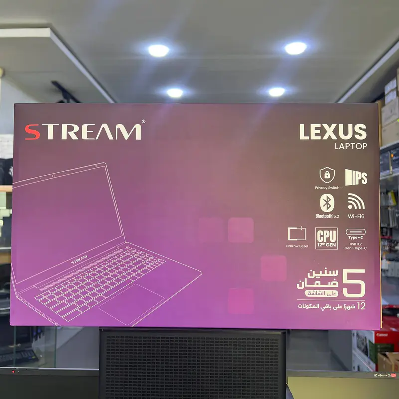 STREAM LEXUS NS15C – INTEL CORE I7-1255U – 8GO DDR4 – 512GO SSD- 15.6″ FHD IPS- INTEL IRIS XE – WIFI 6E + BLUETOOTH 5.2 – BATTERIE 55WH – GRIS