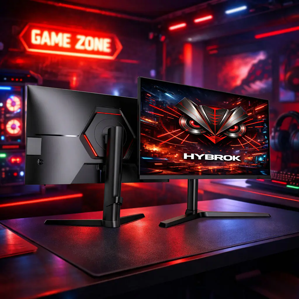 HYBROK WINGS HG32QHD – ÉCRAN GAMING 32″ – 2K QHD – 180HZ – 1MS – DALL VA DISPLAYPORT / HDMI – BLACK