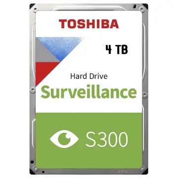 TOSHIBA SURVEILLANCE PRO S300 – DISQUE DUR 4TB HDD – 3.5″ 7200 RPM – 256 MO – BRAND NEW 2024