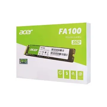 ACER FA100 1TB – NVME PCIE GEN 3 X 4 M.2 – 3D NAND 2280 – HIGH PERFORMANCE – FREE CLONING – BLACK