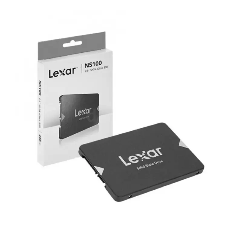 LEXAR NS100 2TB – DISQUE DUR INTERN SATA III SSD 2.5″ – 550MB/s – UP TO 2000 Hz – 6Gb/s- NOIR