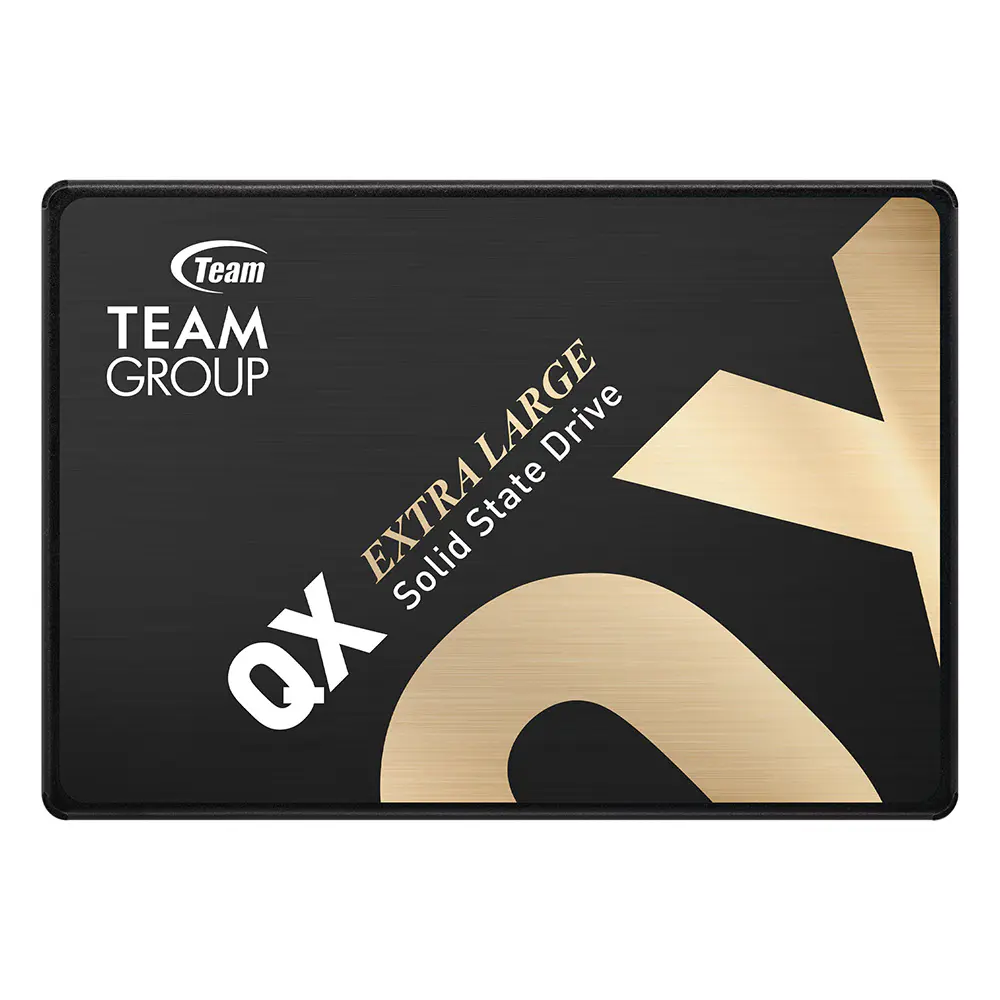 TEAMGROUP QX 4TB SSD – 2,5″ SATA III – JUSQUA 560 MO/S – RÉSISTANT – SILENCIEUX – 3D QLC NAND -BLACK