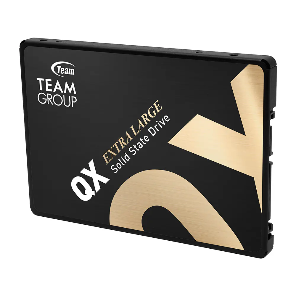 TEAMGROUP QX 4TB SSD – 2,5″ SATA III – JUSQUA 560 MO/S – RÉSISTANT – SILENCIEUX – 3D QLC NAND -BLACK