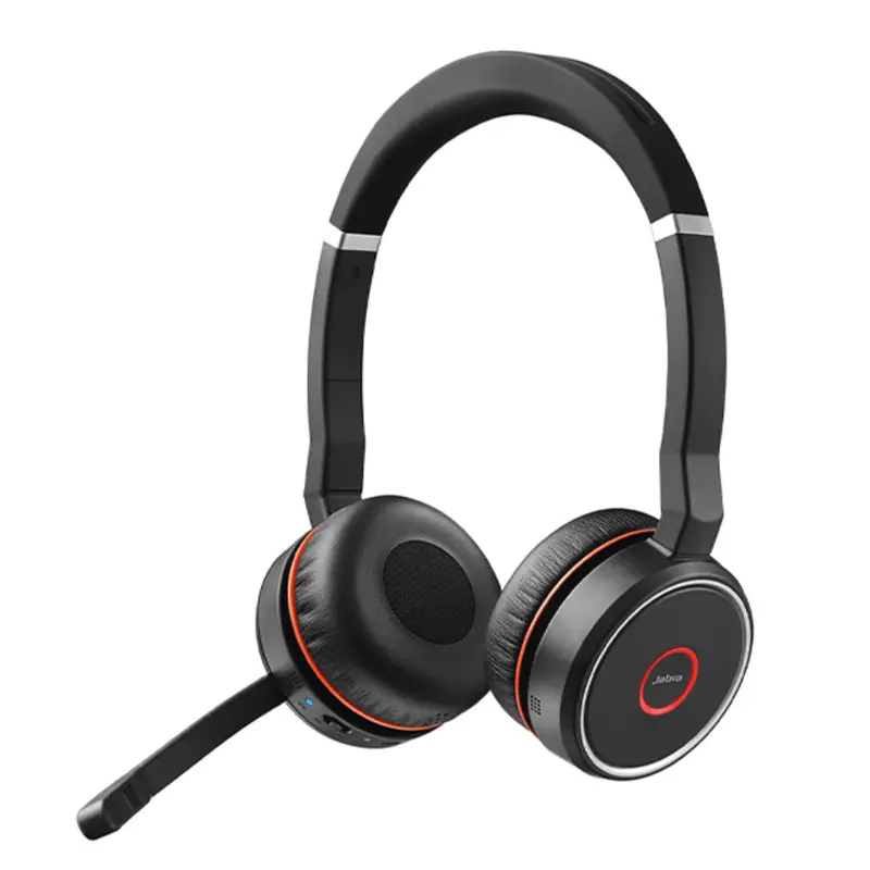 JABRA EVOLVE 75 SE – MICRO-CASQUE SANS FIL – STÉRÉO PRO – 3 MICROS – BLUETOOTH – 8 APPAREILS