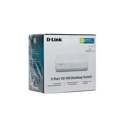 D-LINK DGS-1005A SWITCH DE BUREAU 5 PORTS – GIGABIT 10/100/1000 MBPS – PLUG & PLAY – BOÎTIER COMPACT – ÉCONOMIE D’ÉNERGIE – D-LINK GREEN