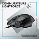 LOGITECH G502X SOURIS FILAIRE POUR GAMER – DROITIER – CAPTEUR OPTIQUE 25000 DPI – NOIR