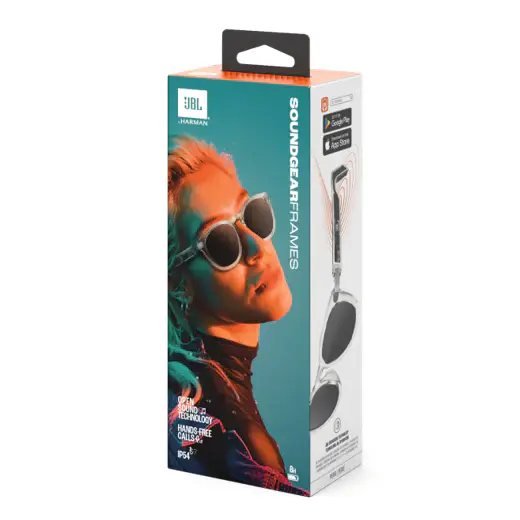 JBL SOUNDGEAR FRAMES – LUNETTES AUDIO CONNECTÉES – BLUETOOTH – HAUT-PARLEURS – POLARISÉS – ONYX