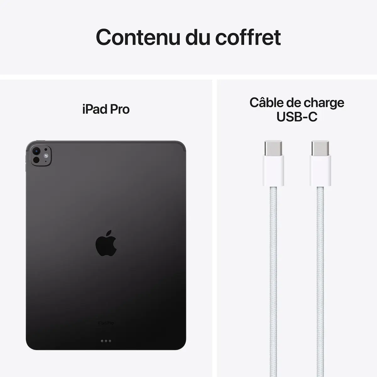 APPLE IPAD PRO M4 2024 – 256 GO CELLULAR 5G + WIFI – 13″ ULTRA RETINA XDR -12 MPX 4K – USB-C – BLACK – SCELLÉ