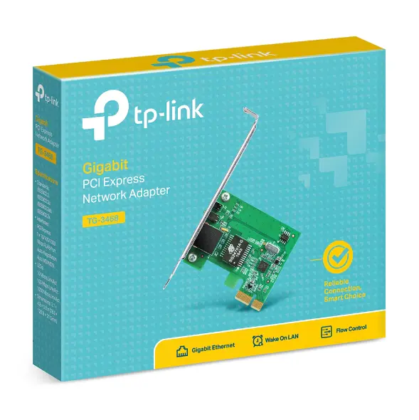 TP-LINK TG-3468 Carte réseau PCI Express Gigabit LAN (10/100/1000 Mbps)