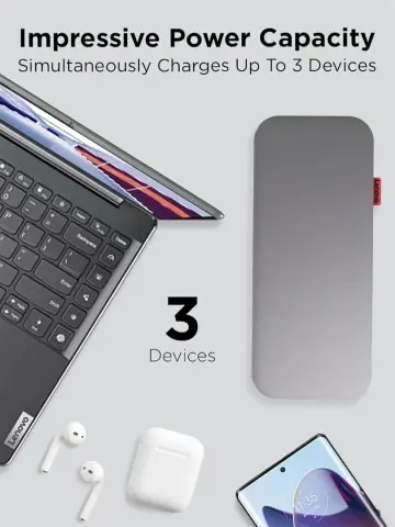LENOVO GO POWER BANK PORTABLE 20000 MAH – USB-C 65 W – 3 APPAREILS – SMARTPHONES & LAPTOP – SUPER FAST