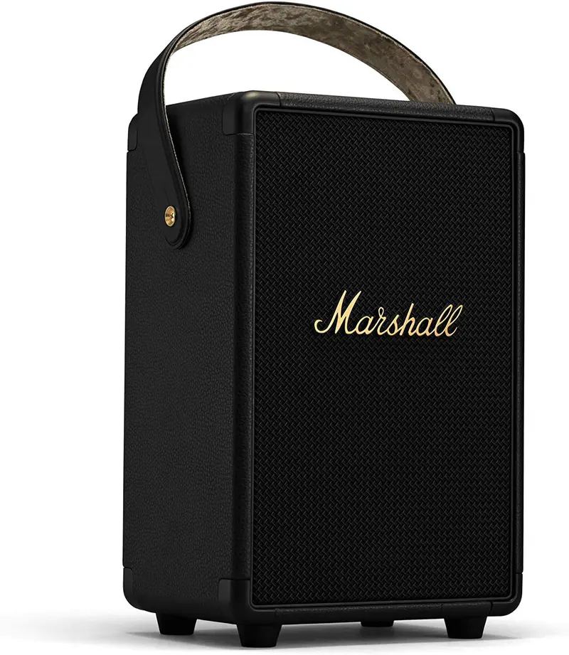 BAFFLE MARSHALL TUFTON – BLUETOOTH PORTABLE – – MULTI-HÔTES – TRUE STEREOPHONIC – IMPERMÉABLE- NOIR