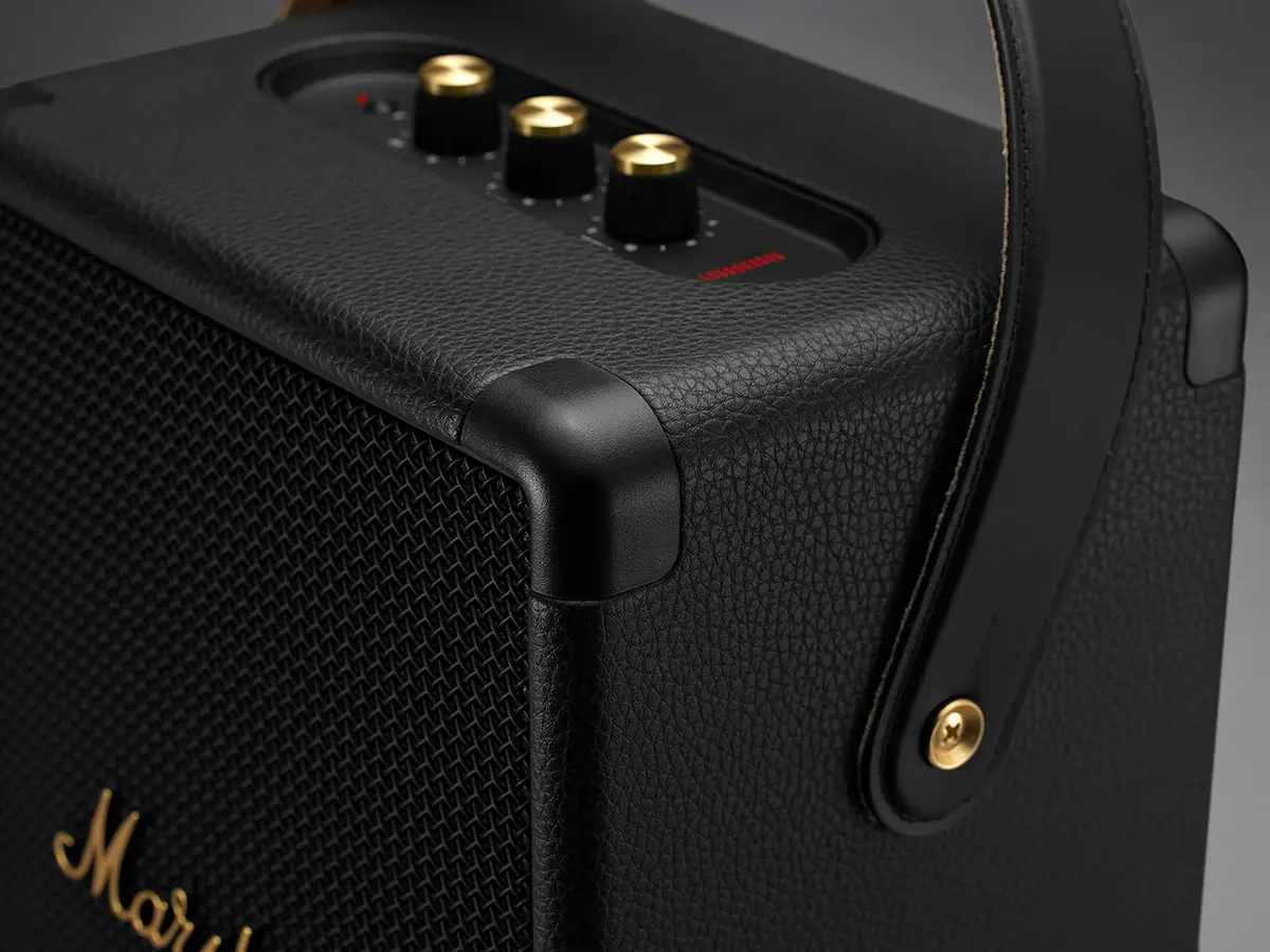 BAFFLE MARSHALL TUFTON – BLUETOOTH PORTABLE – – MULTI-HÔTES – TRUE STEREOPHONIC – IMPERMÉABLE- NOIR
