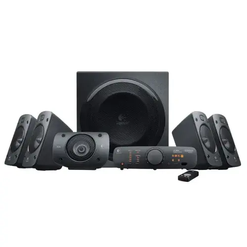 LOGITECH Z906 SYSTÈME AUDIO – ENSEMBLE 5.1 – THX – 500 WATTS – JACK 3.5MM – AUDIO NUMÉRIQUE – PC & CONSOL – BLACK