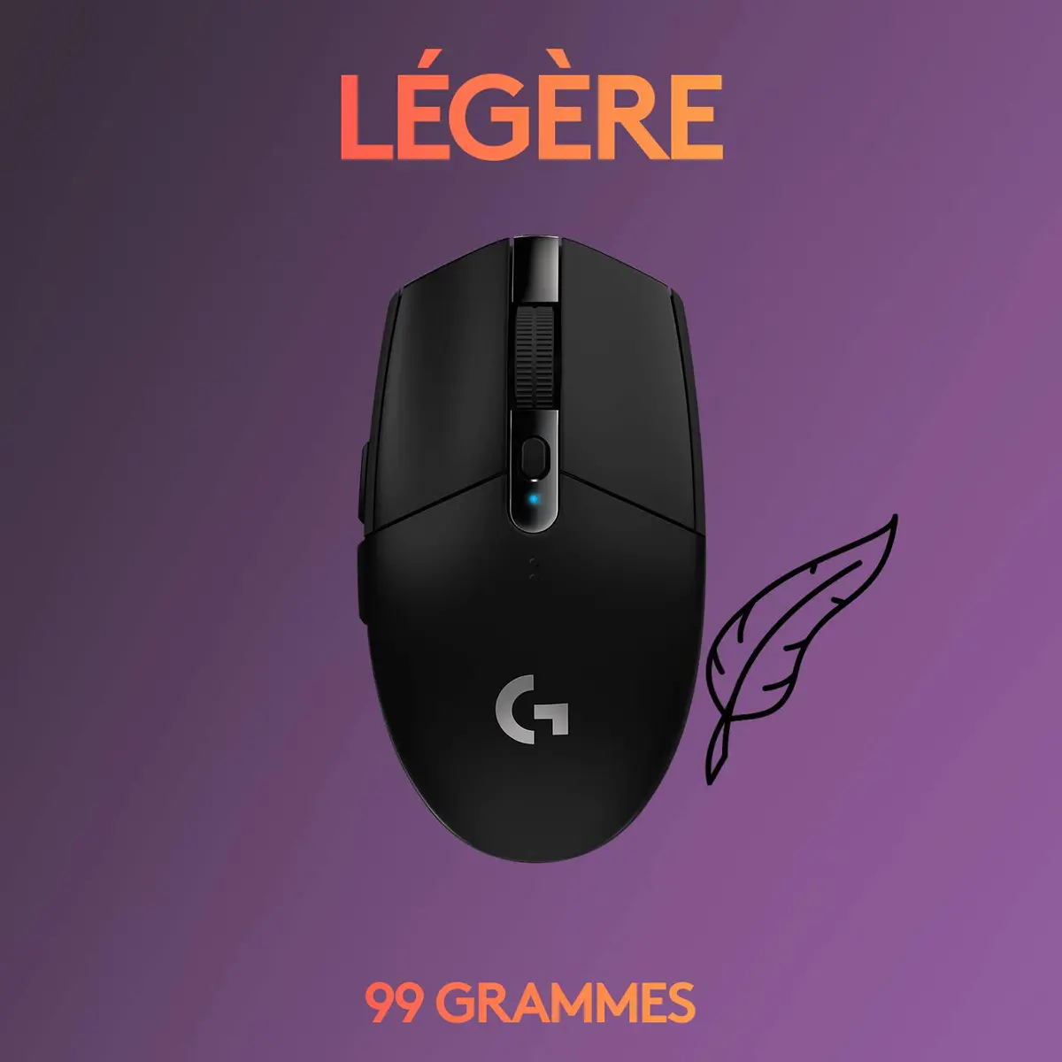 G305 Souris HERO Sans Fil Capteur Gaming