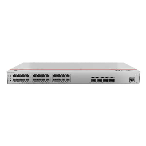 HUAWEI eKIT S310-24P4S – SWITCH MANAGEABLE L3 – 24 PORTS GIGABIT POE+ – 4 PORTS GE SFP – RACKABLE RACK 1U – 98012201