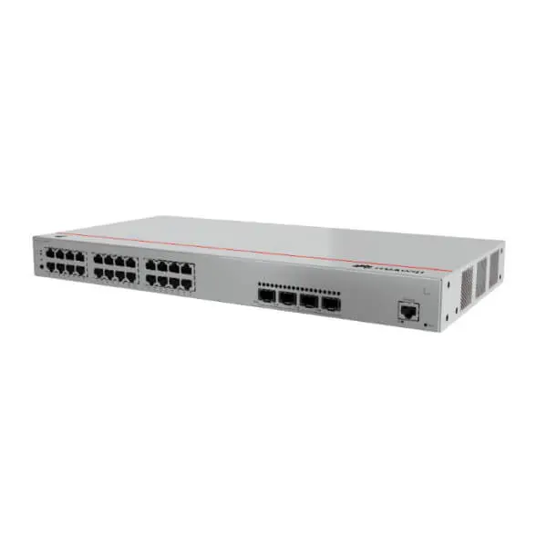 HUAWEI eKIT S310-24P4S – SWITCH MANAGEABLE L3 – 24 PORTS GIGABIT POE+ – 4 PORTS GE SFP – RACKABLE RACK 1U – 98012201