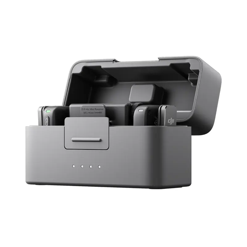DJI MIC MINI (2 TX + 1 RX + CHARGING CASE ) MICROPHONE COMPACT – PORTÉE 400 M – STOP BRUIT – NOIR