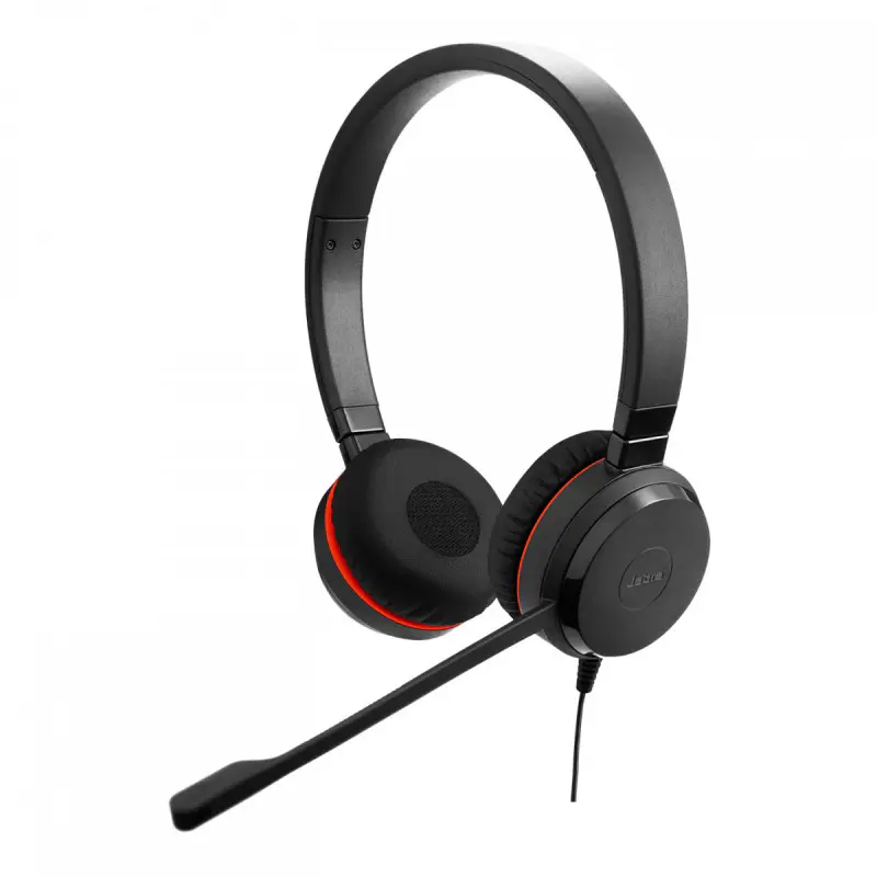 JABRA EVOLVE 20 SE FILAIRE – CASQUE AVEC MICRO PROFESSIONNEL USB – PLUG & PLAY – SUPPRESSION DE BRUIT – BLACK