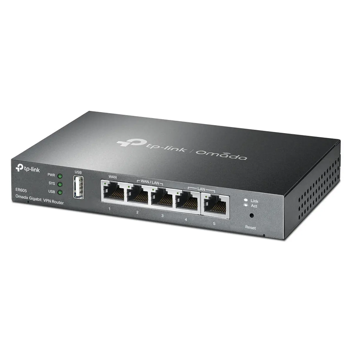 TP-LINK ER605 – ROUTEUR VPN OMADA GIGABIT – MULTI-WAN -ETHERNET GIGABIT RJ45 – 1000 MBPS – PARE-FEU