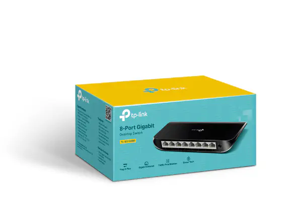 TP-Link TL-SG1008D Switch de bureau 8 ports Gigabit