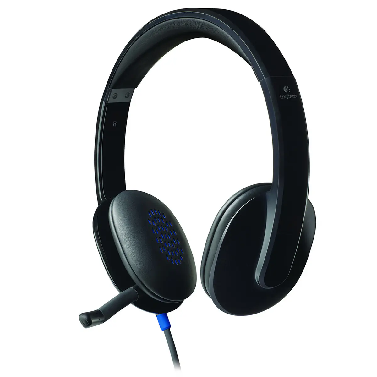 LOGITECH H540 – CASQUE MICRO USB – STÉRÉO NUMÉRIQUE – PC ET LAPTOP – MICROPHONE ANTI-BRUIT – BLACK