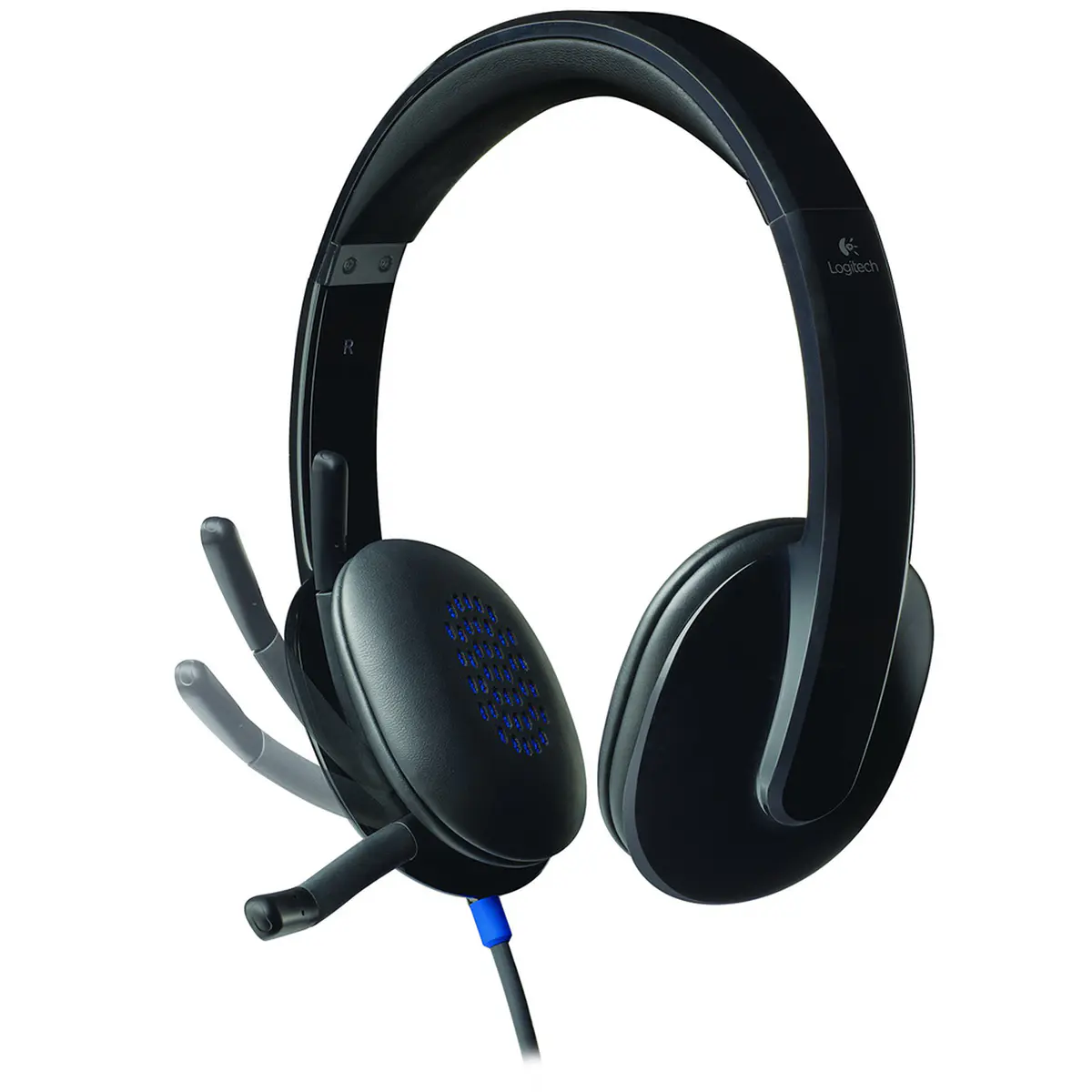 LOGITECH H540 – CASQUE MICRO USB – STÉRÉO NUMÉRIQUE – PC ET LAPTOP – MICROPHONE ANTI-BRUIT – BLACK