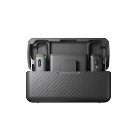 DJI Mic 3 (2 TX + 1 RX + Boîtier Recharge) -Portable Micros Sans Fil – Pour Smartphones, Caméras