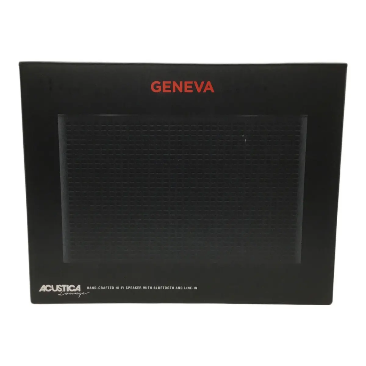 GENEVA ACUSTICA A170 – ENCEINTE BLUETOOTH – STÉRÉO BASS – 20000 HZ – CUIR – BLACK ORIGINAL