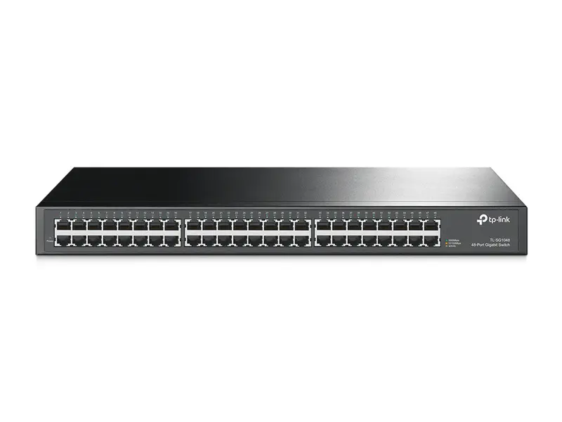 TP-LINK TL-SG1048 – SWITCH RACKABLE 48 PORTS GIGABIT – 10/100/1000 MBPS – PLUG & PLAY – QoS