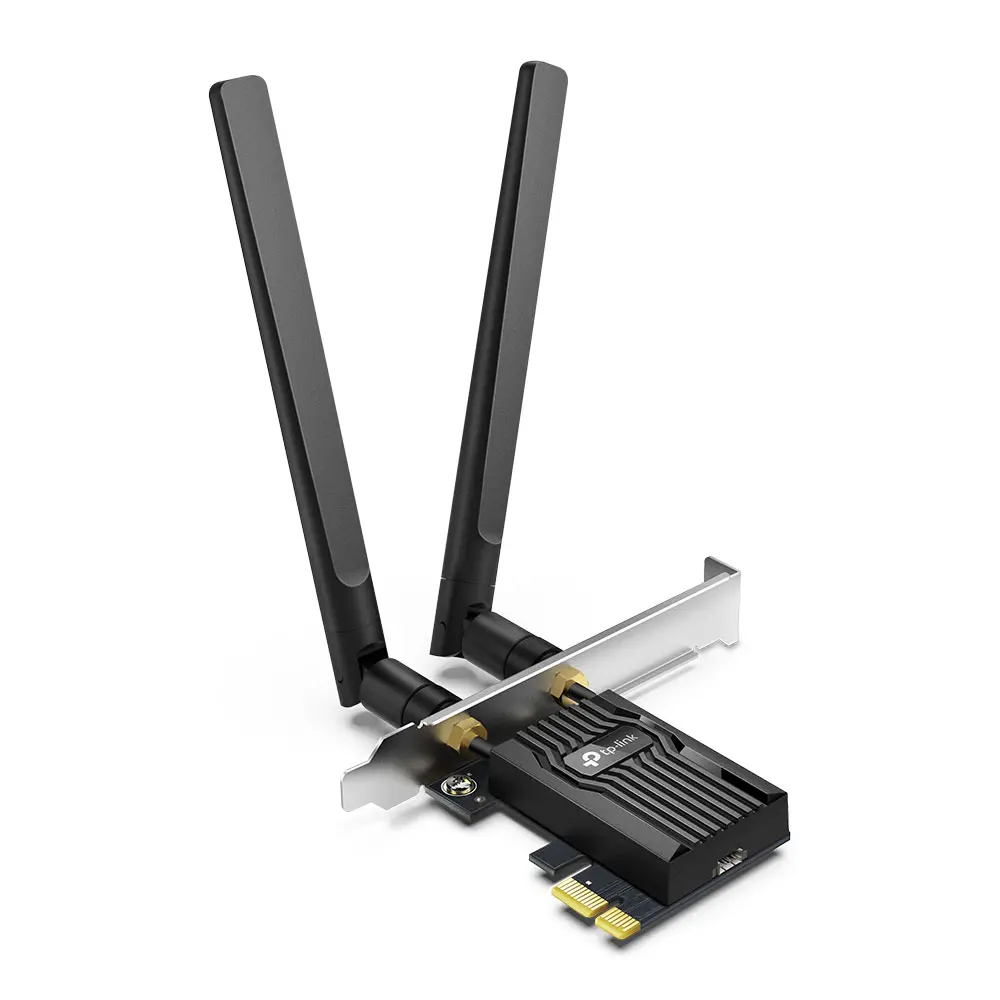 TP-LINK ARCHER TX55E – ADAPTATEUR PCIE WIFI 6 AX3000 BLUETOOTH 5.2 – 2402 MBPS – 5 GHZ – 2 ANTENNES