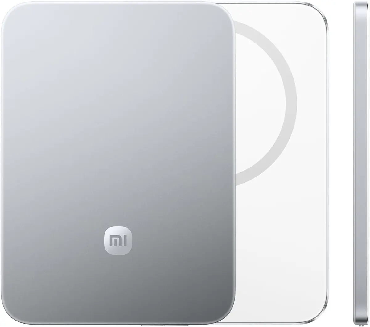 XIAOMI ULTRATHIN MAGNETIC POWER BANK 5000MAH – CHARGE SANS FIL 15W – MAGSAFE – USB-C – ULTRA-FINE – GRIS