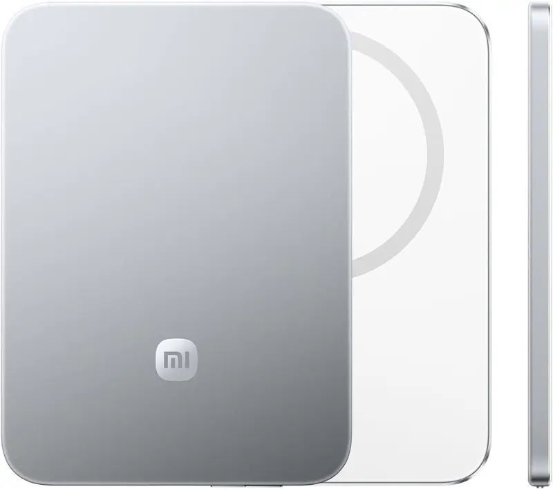 XIAOMI ULTRATHIN MAGNETIC POWER BANK 5000MAH – CHARGE SANS FIL 15W – MAGSAFE – USB-C – ULTRA-FINE – GRIS