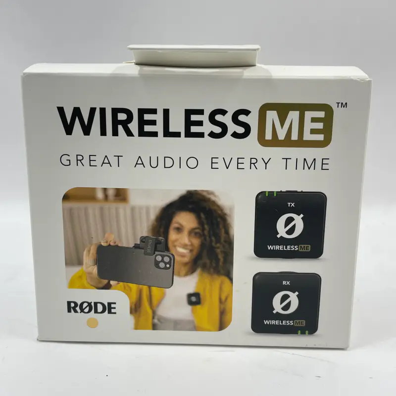 RODE WIRELESS ME – MICROPHONE SANS FIL ULTRA-COMPACT – (1RX + 1TX) – 20 KHZ – USB TYPE-C – BLACK