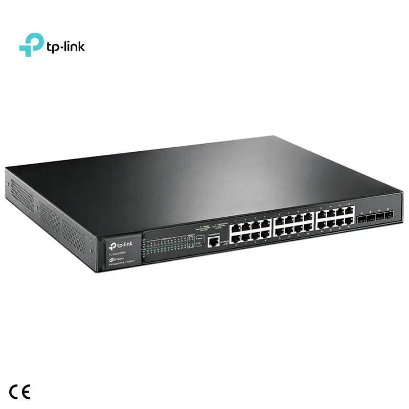 TP-LINK TL-SG3428MP – SWITCH MANAGÉ – 24 PORTS GIGABIT ETHERNET POE+ – 4 PORTS SFP GIGABIT – OMADA