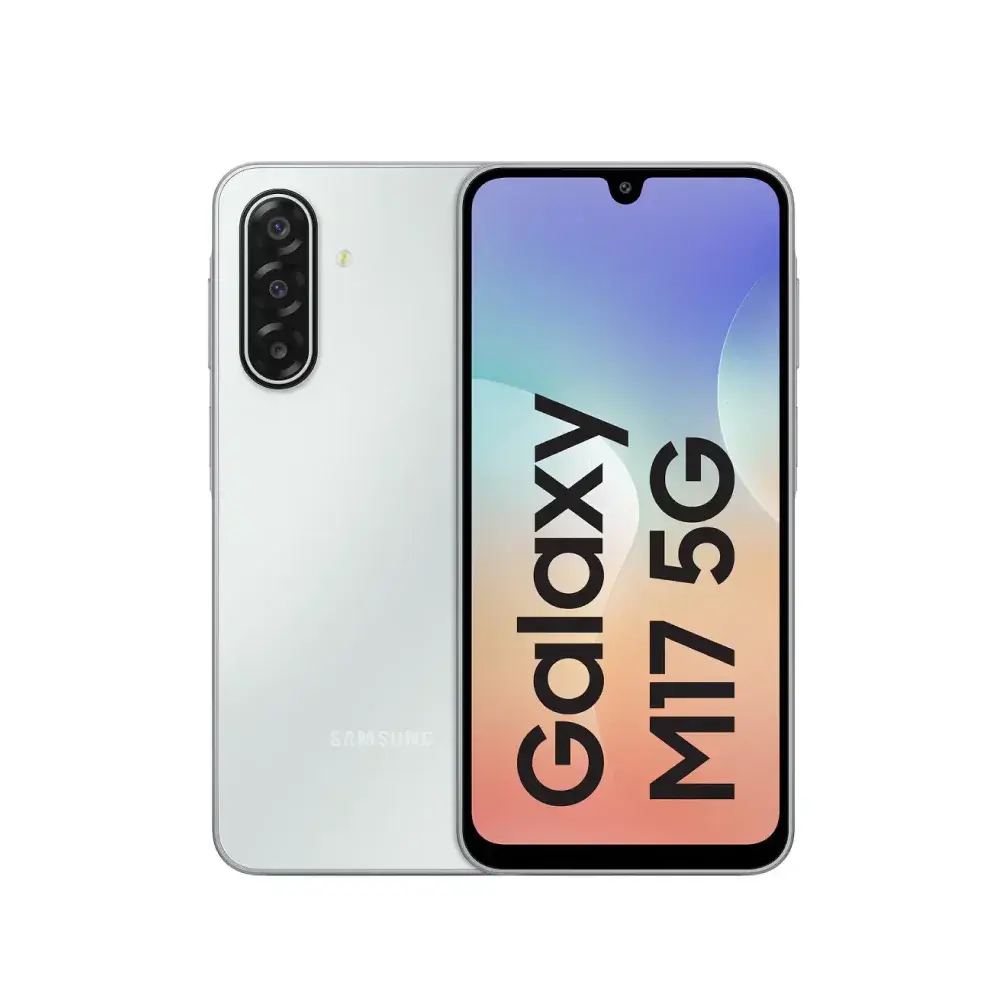 SAMSUNG GALAXY M17 5G – OCTA-CORE PERFORMANT – 4GO – 128 GO – DUAL SIM 5G – 6.6″ FHD+ – 6000 mAh – SILVER