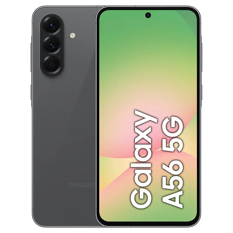 SAMSUNG GALAXY A56 AI – 5G – 8GB – 256GB – DUAL SIM – 6.7″ – SUPER AMOLED 120HZ – NOIR