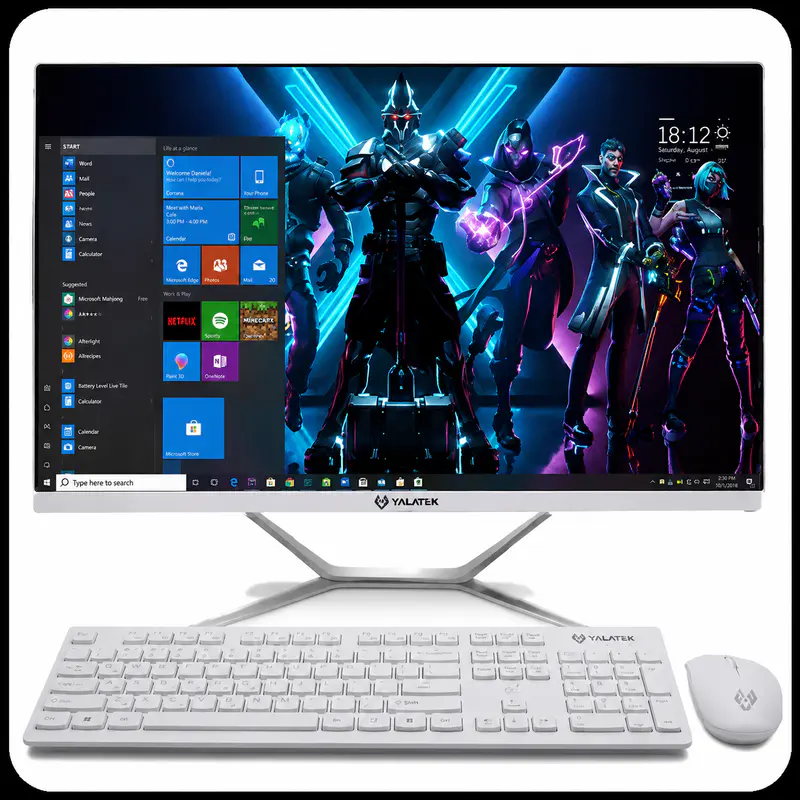 VULPES LUXURY ALL IN ONE – INTEL CORE I5-1335 – 8GB – 512GB NVMe – 24″ FHD 1080 – WIN 11 – SILVER