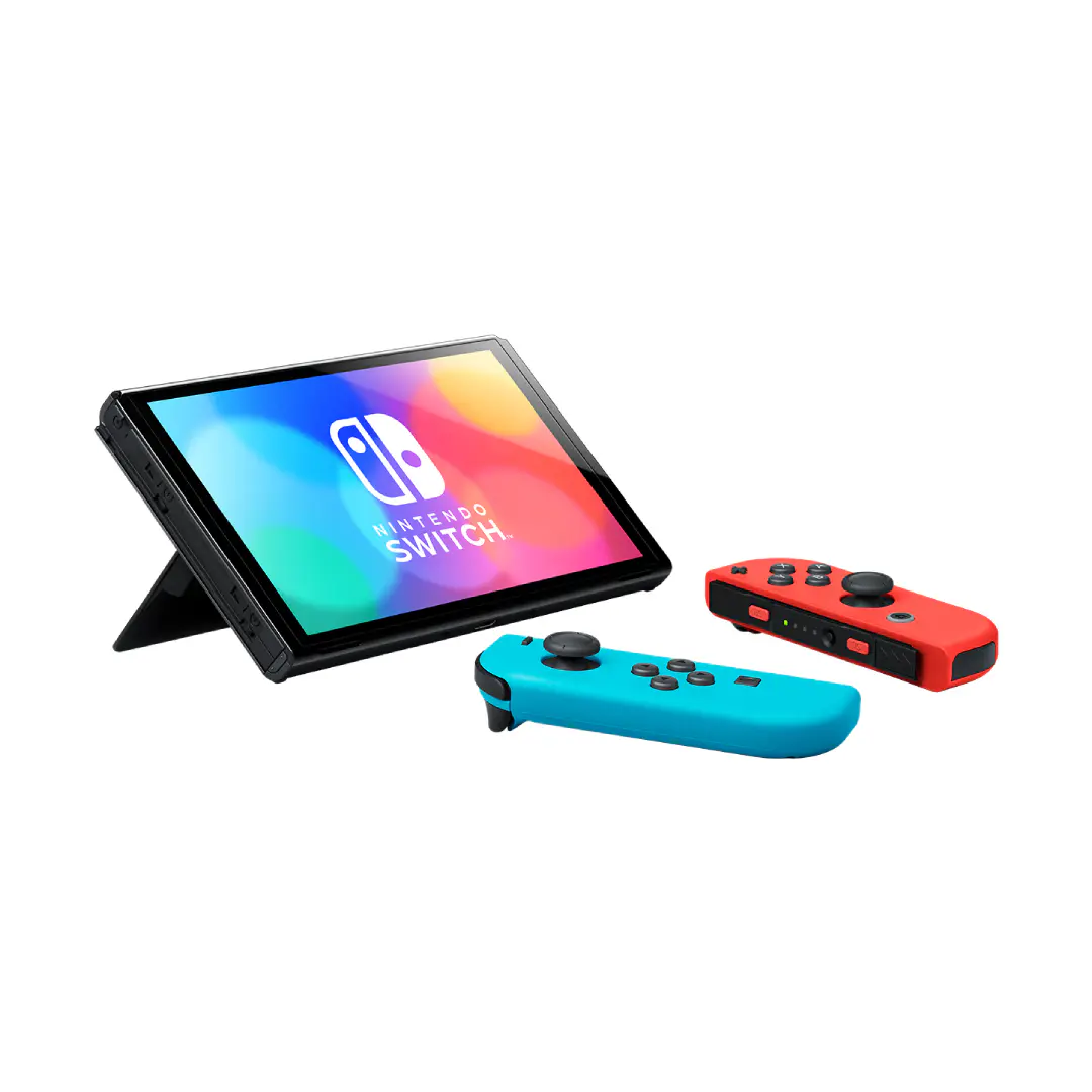 Nintendo Switch OLED – avec station d’accueil et manettes Joy-Con