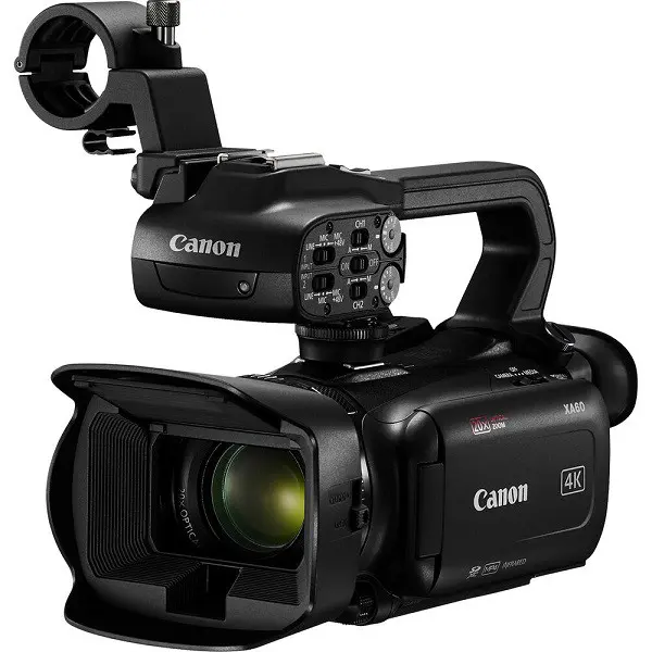 CANON XA60 B PROFESSIONAL UHD 4K CAMÉSCOPES + UNITÉ DE POIGNÉE CANON HDU-4 POUR CANON XA60B