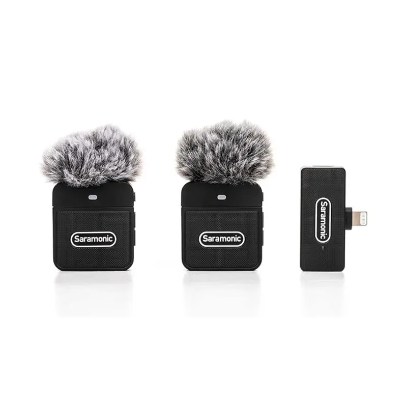 SARAMONIC BLINK100 B4 – MICROPHONE SANS FIL – DUAL CHANEL – 2TX + 1RXDI – POUR IPHONE & IPAD -2.4GHZ