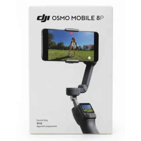 DJI OSMO MOBILE 8P DEVICE OLNY – STABILISATEUR SMARTPHONE 3 AXES – GIMBAL PLIABLE – ACTIVETRACK – FOLDABLE – BLUETOOTH – NOIR