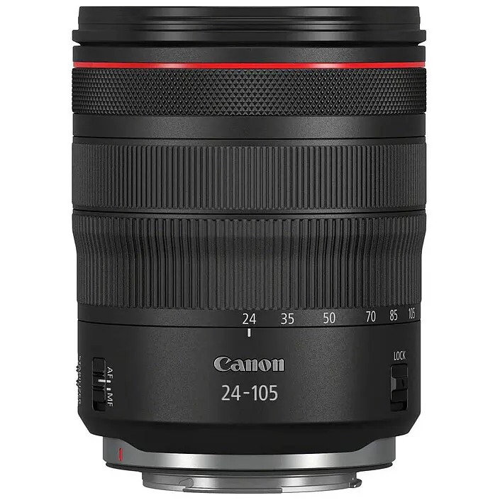 CANON RF 24-105MM F/4 L IS USM – OBJECTIF MONTURE RF – STABILISATION 5 STOPS – NANO USM – ORIGINAL – BLACK