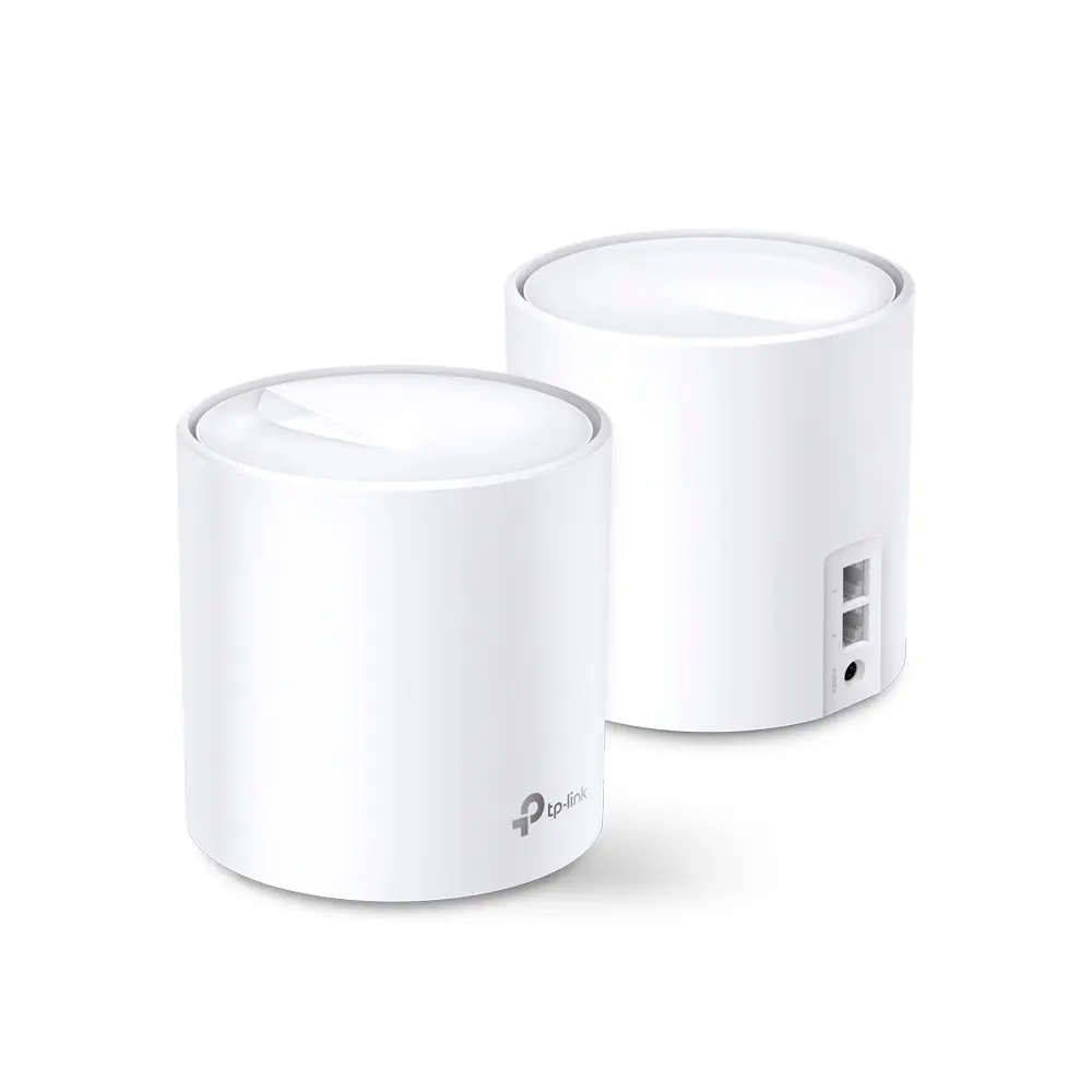 TP-LINK DECO X20 2PACK – ROUTEUR WIFI6 AX1800 MESH – 1800 MBPS – 5GHZ – OFDMA – MU-MIMO -ETHRENET