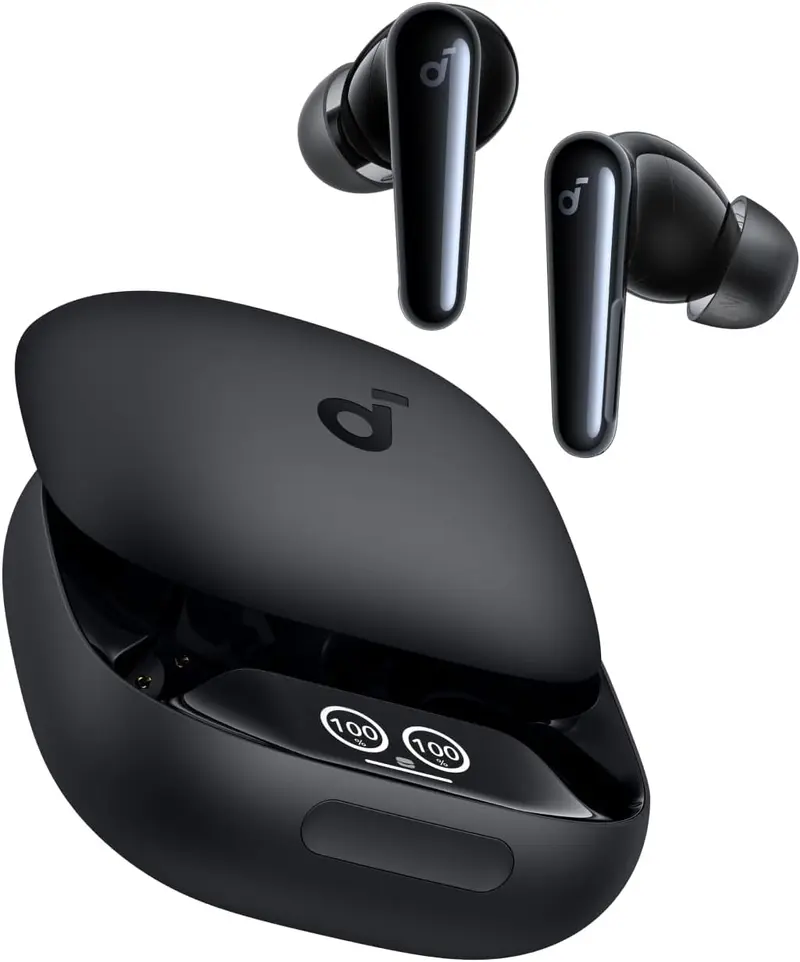 SOUNDCORE BY ANKER LIBERTY 4 PRO – TRUE WIRLESSE EARBUDS – 7 CAPTEURS – ULTRA NC 3.0 – IPX5 – WHITE/BLACK