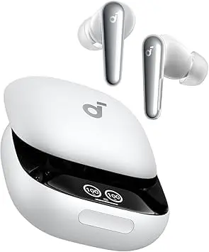 SOUNDCORE BY ANKER LIBERTY 4 PRO – TRUE WIRLESSE EARBUDS – 7 CAPTEURS – ULTRA NC 3.0 – IPX5 – WHITE/BLACK