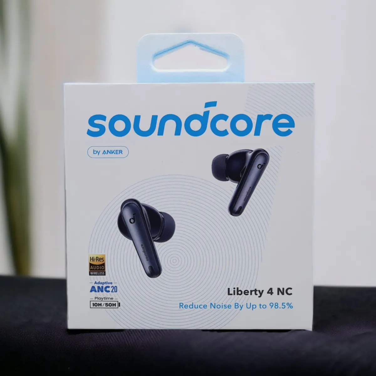 SOUNDCORE BY ANKER LIBERTY 4 NC – TRUE WIRELESS ANC EARBUDS – BLUETOOTH – IOS /ANDROID – BLACK